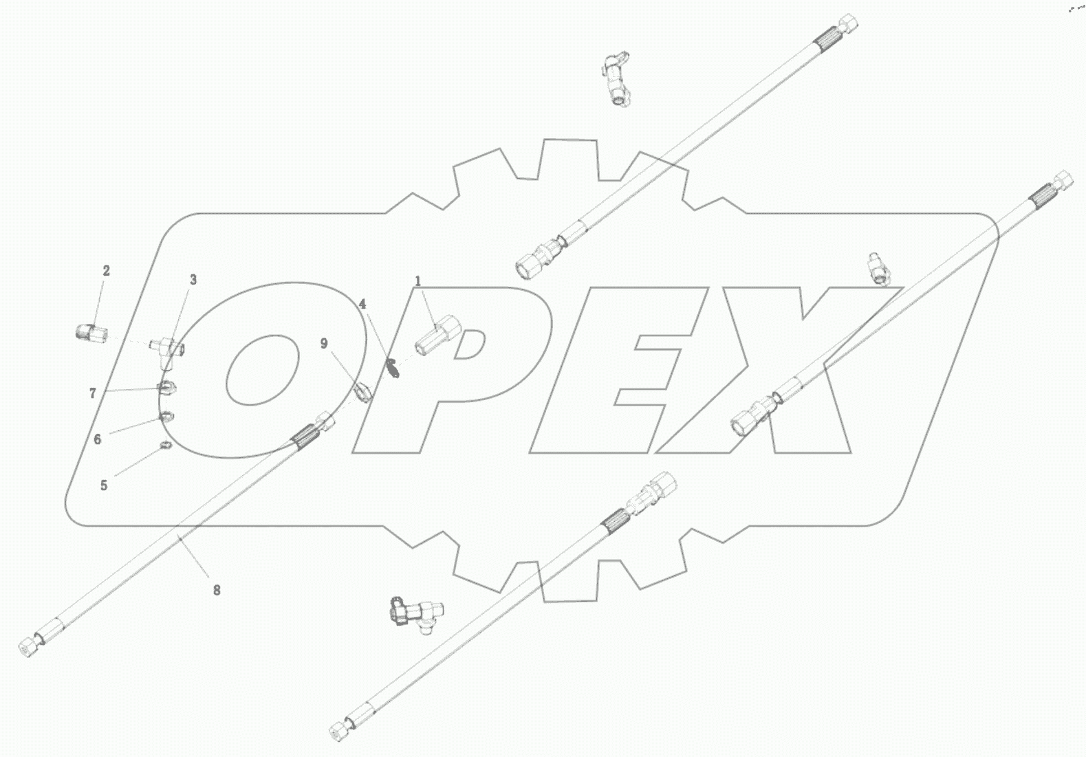  DC96259360140 FRONT AXLE BRAKING DEVICE