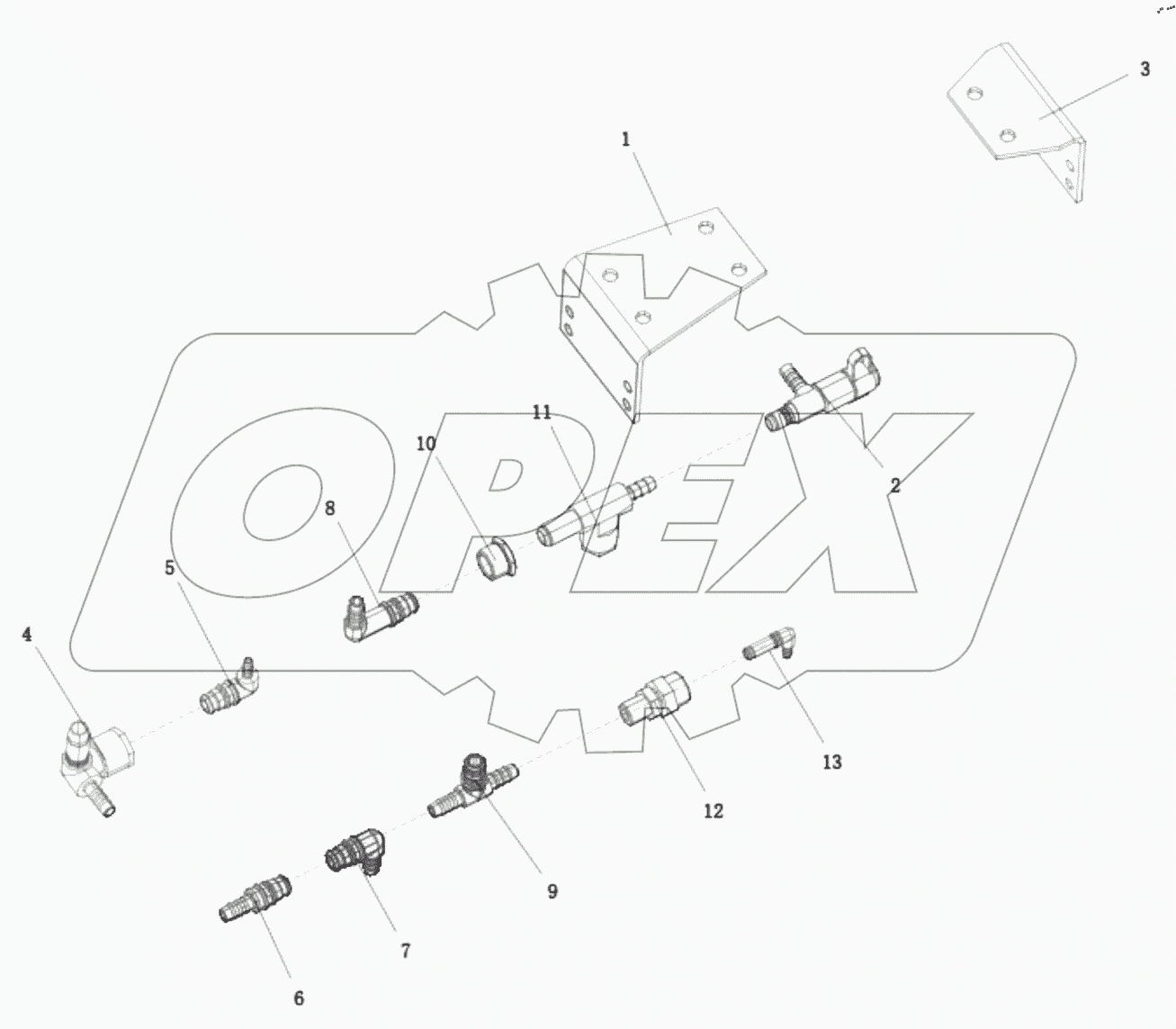  DC95319080104 ABS LINE ASSEMBLY