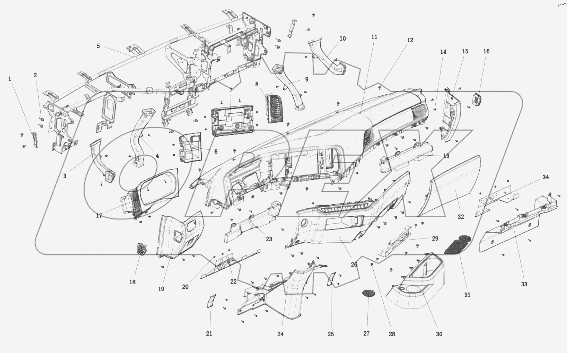  DC14251160073 INSTRUMENT PANEL