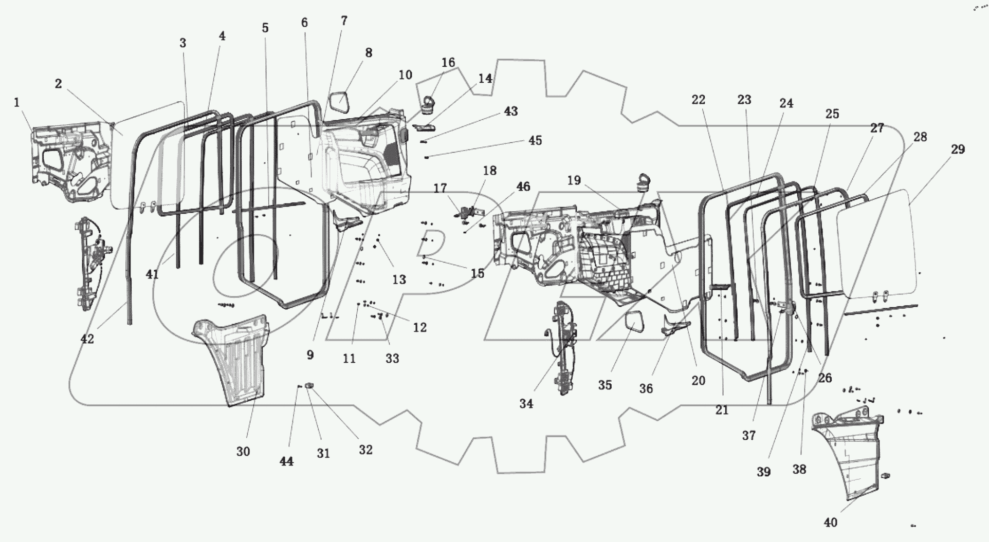  DC14251330064 DOOR ACCESSORIES