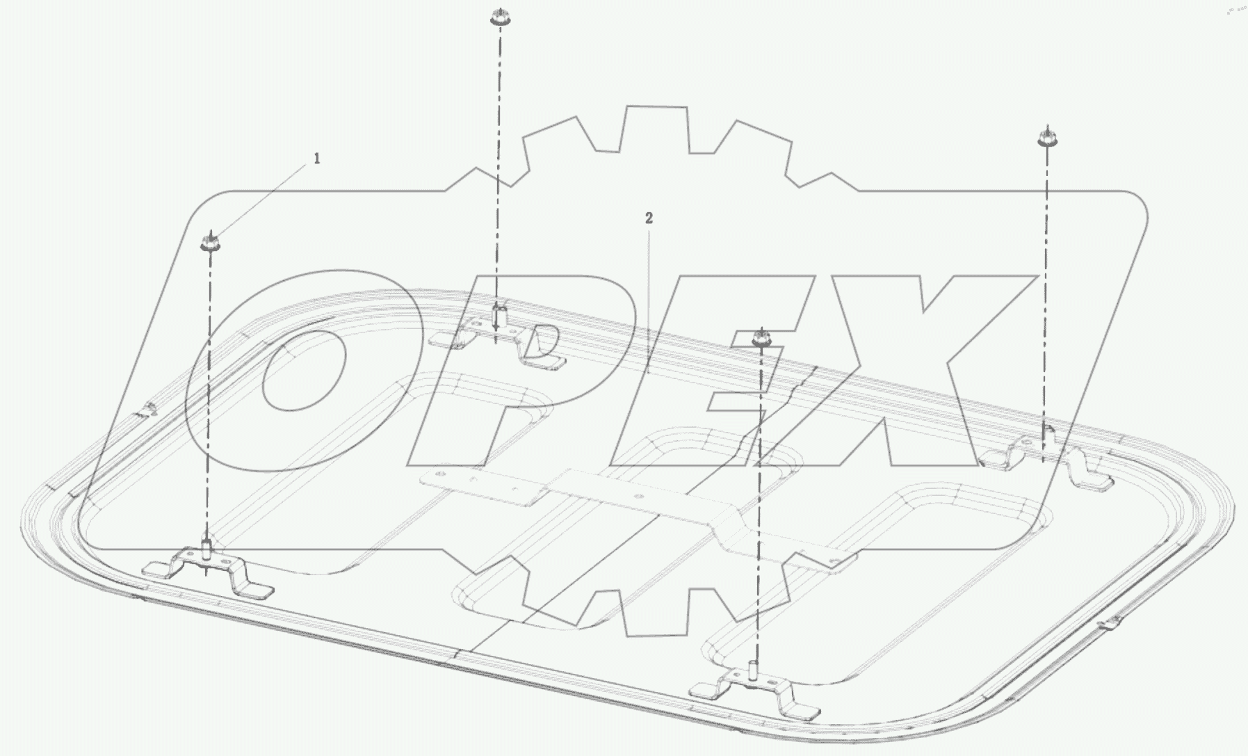 DC14251420007 SUNROOF PANEL