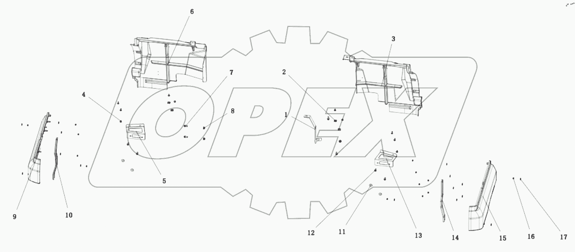  DC14251230015 FENDER (CAB)