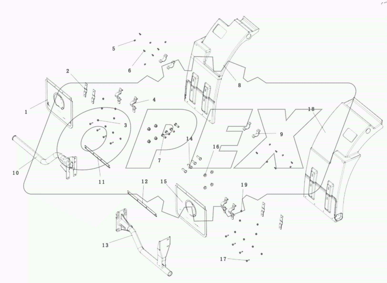  DC14251232381 FENDER (CHASSIS)