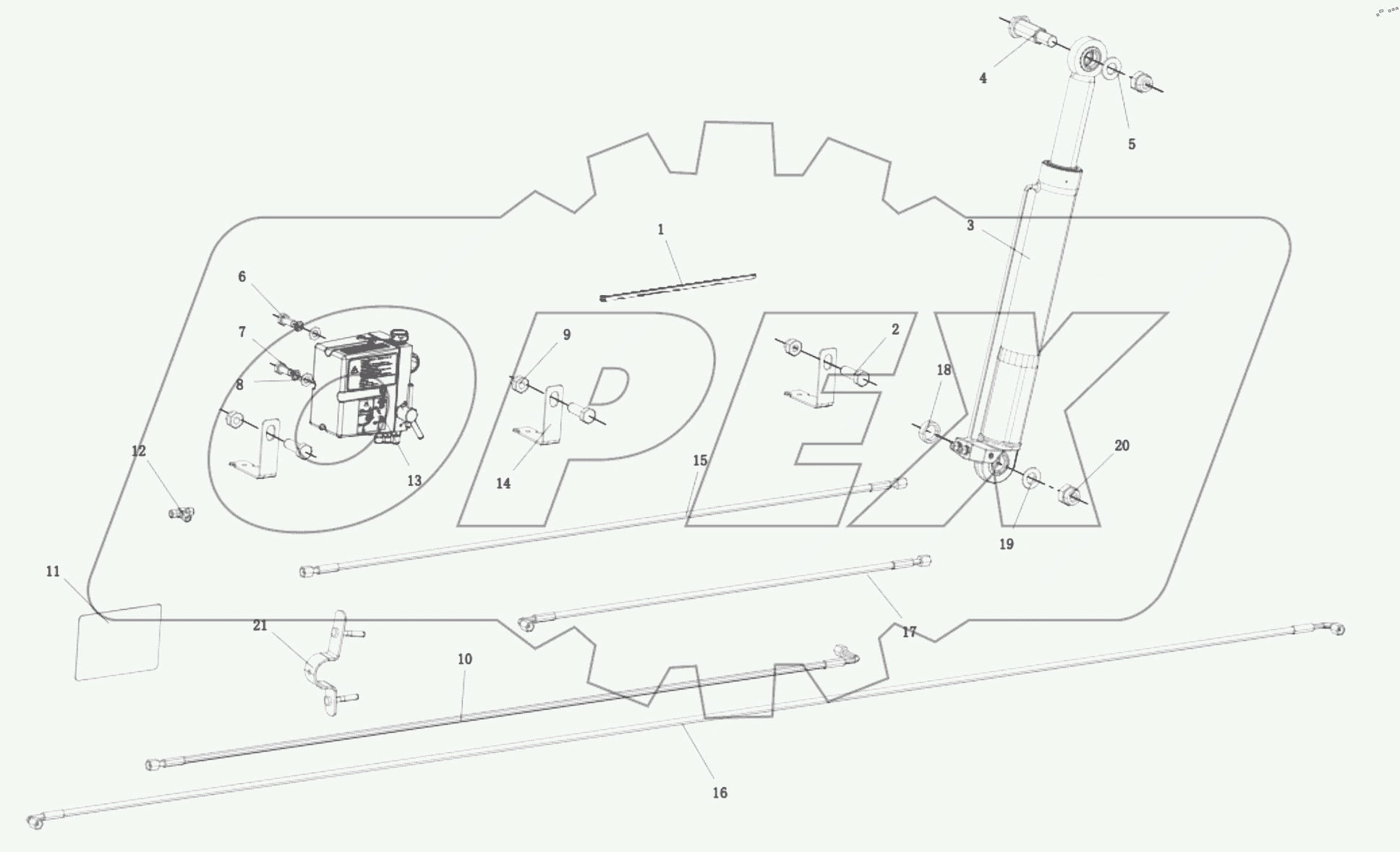  DC97259820183 CAB TILTING DEVICE
