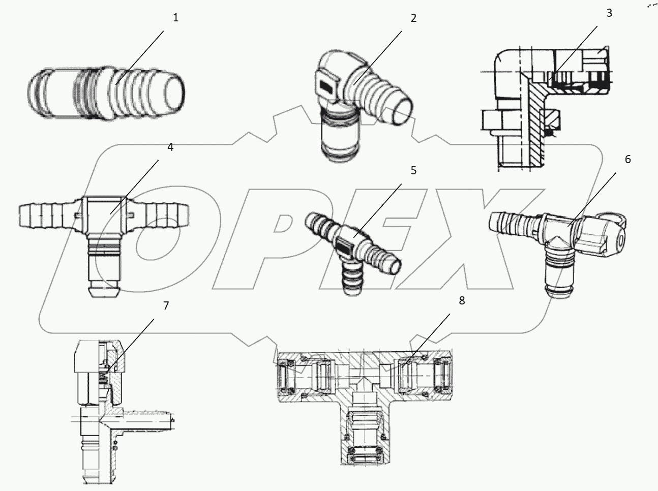  PIPE CONNECTORS, PIPE JOINTS