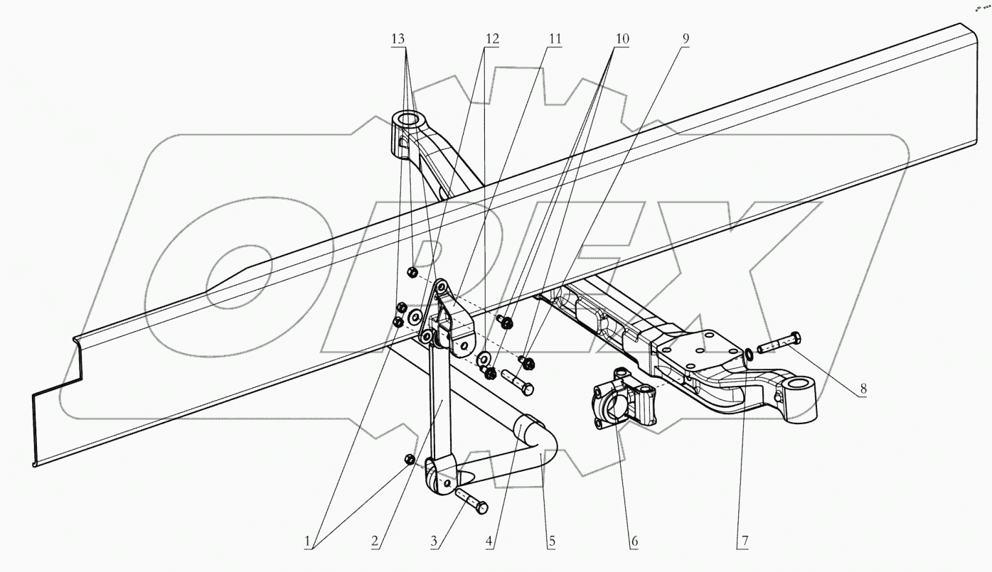  FRONT STABILIZER ASSY (DC95319680153)