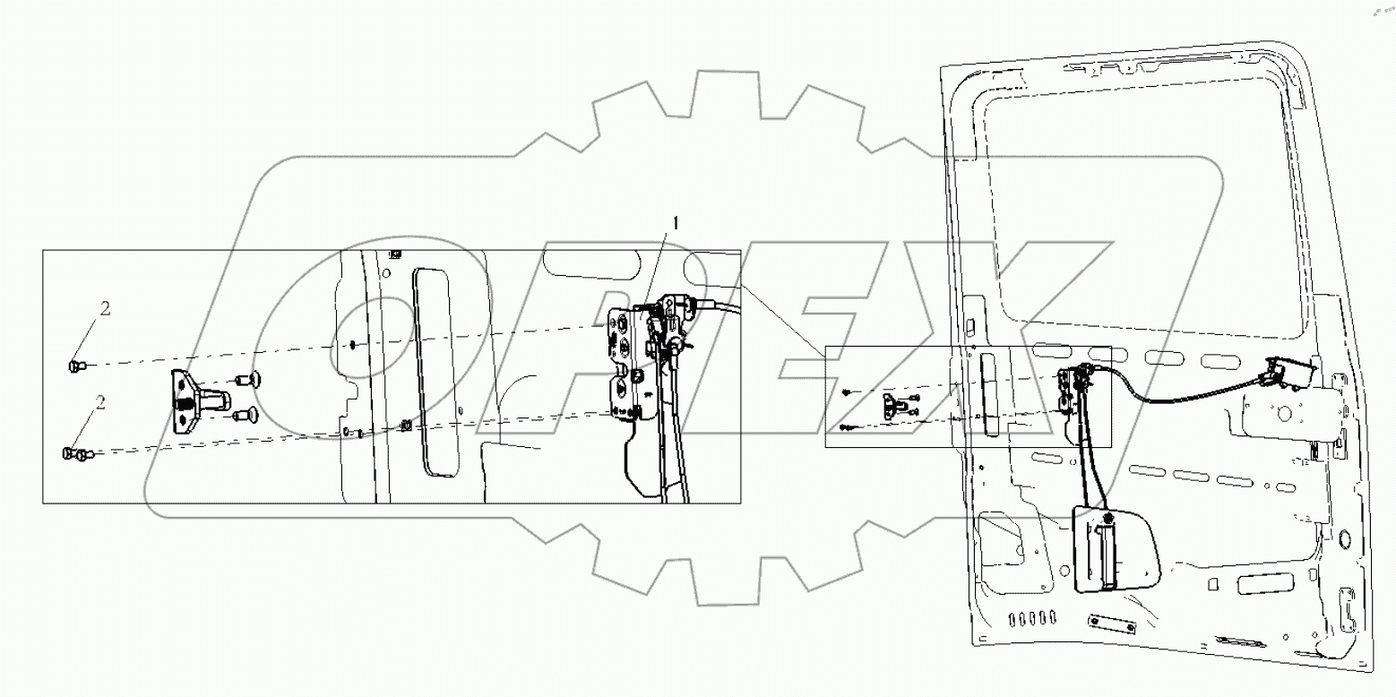  RIGHT DOOR LOCK SYSTEM