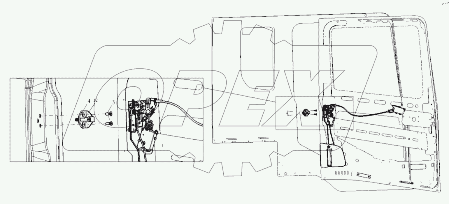  RIGHT DOOR LOCK SYSTEM
