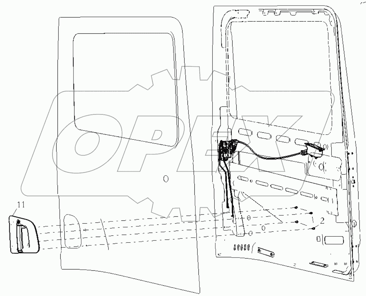  RIGHT DOOR LOCK SYSTEM