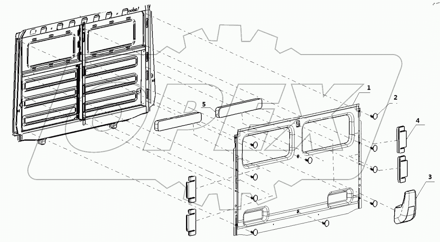  THE INTERIOR TRIM ASSEMBLY