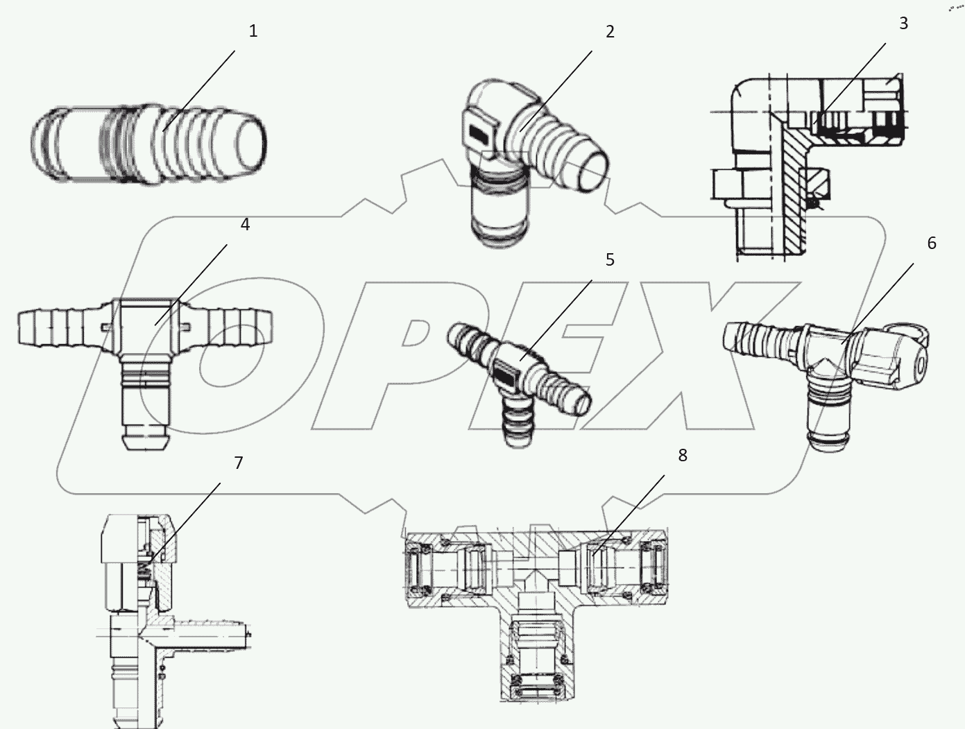  PIPE CONNECTORS, PIPE JOINTS