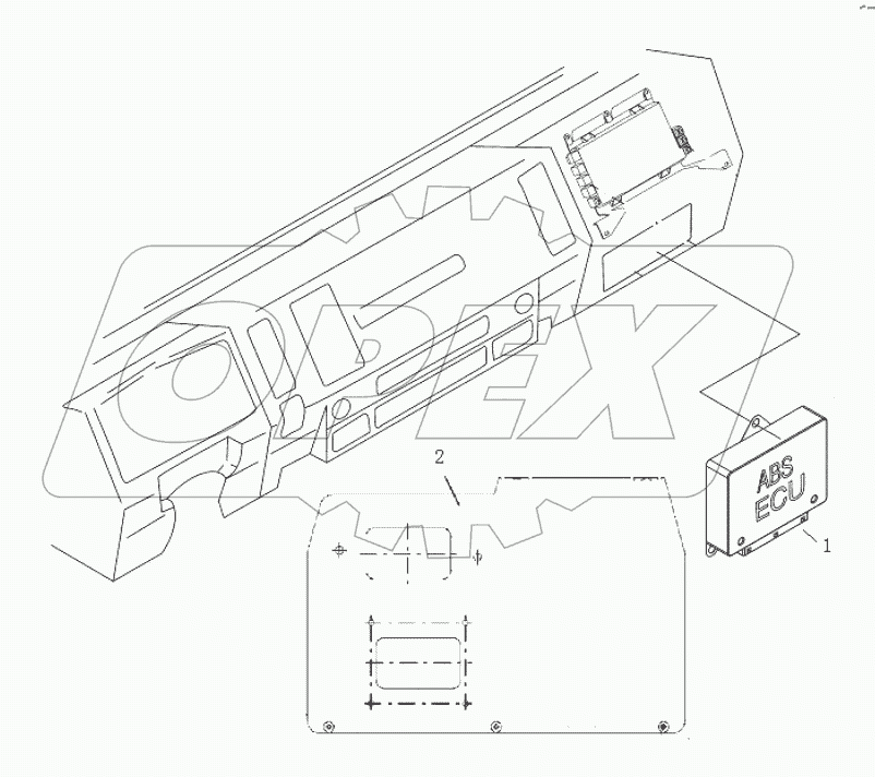  КОНТРОЛЛЕР ABS; ABS CONTROLLER