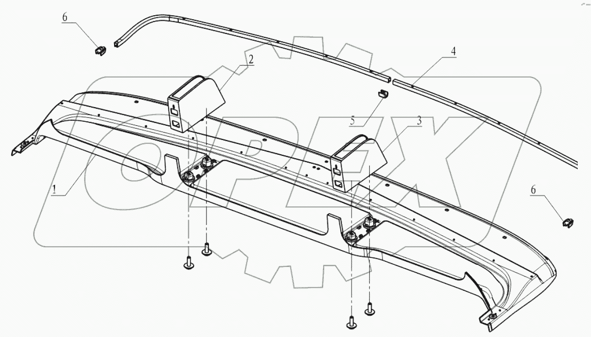  БАГАЖНИК; LUGGAGE RACK