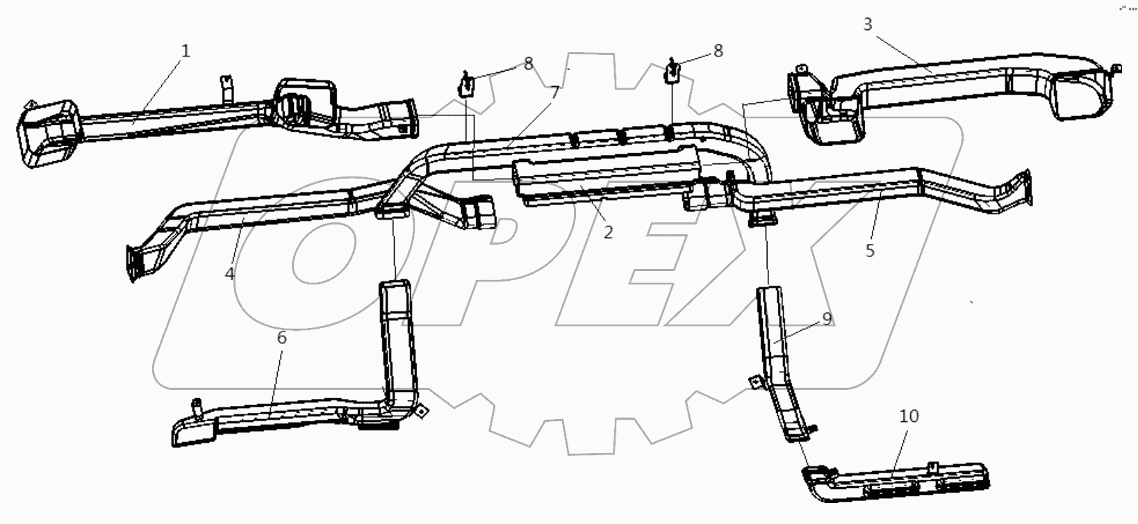  Воздуховод;AIR DUCT