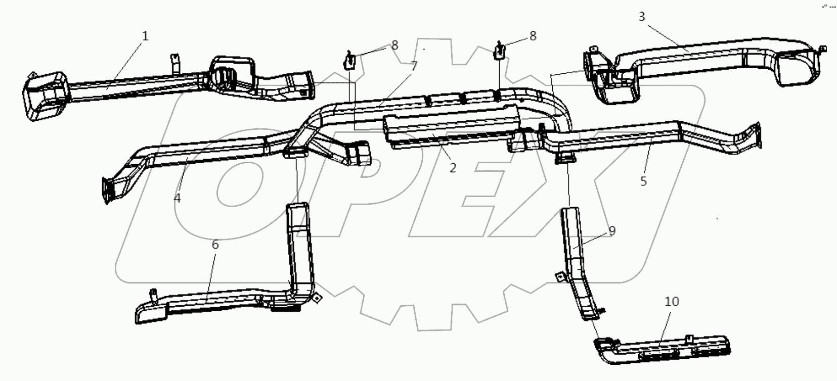  Воздуховод;AIR DUCT