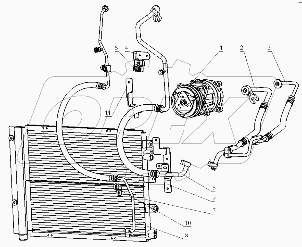  Трубы кондиционера;AIR CONDITION PIPES