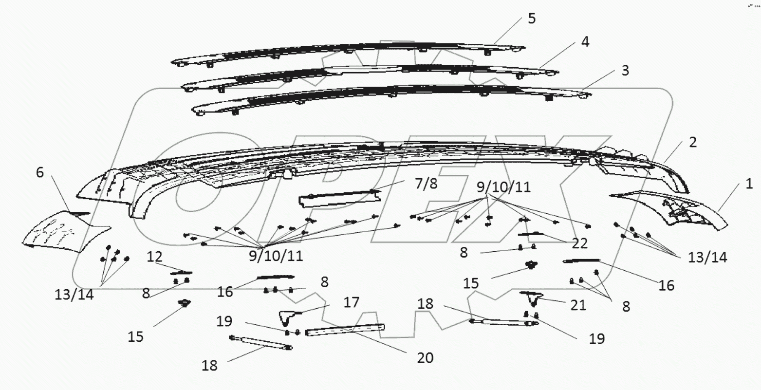  Передняя маска;FRONT MASK