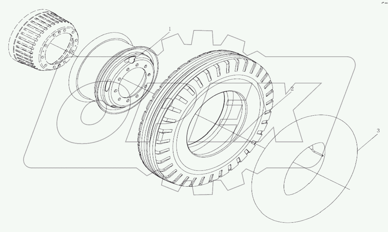  Колесная система;WHEELING SYSTEM
