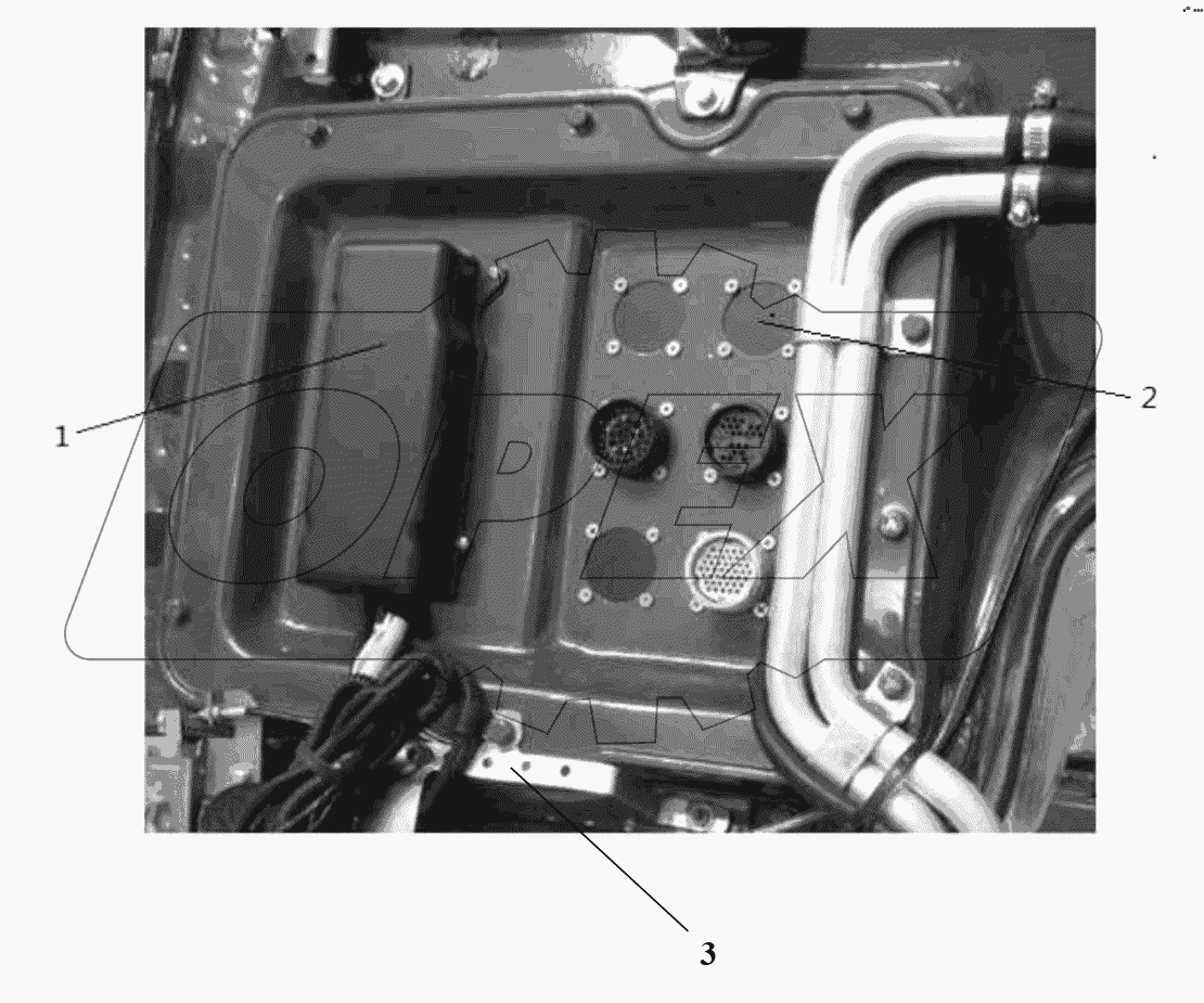  Электрическая пластина ECU;ECU ELECTRIC PLATE