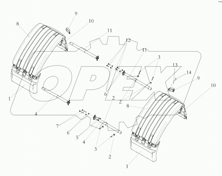  БРЫЗГОВИК; MUDGUARD