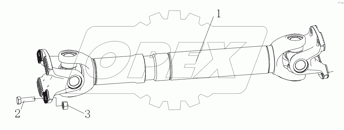  СИСТЕМА КАРДАННОГО ВАЛА; PROPELLER SHAFT SYSTEM