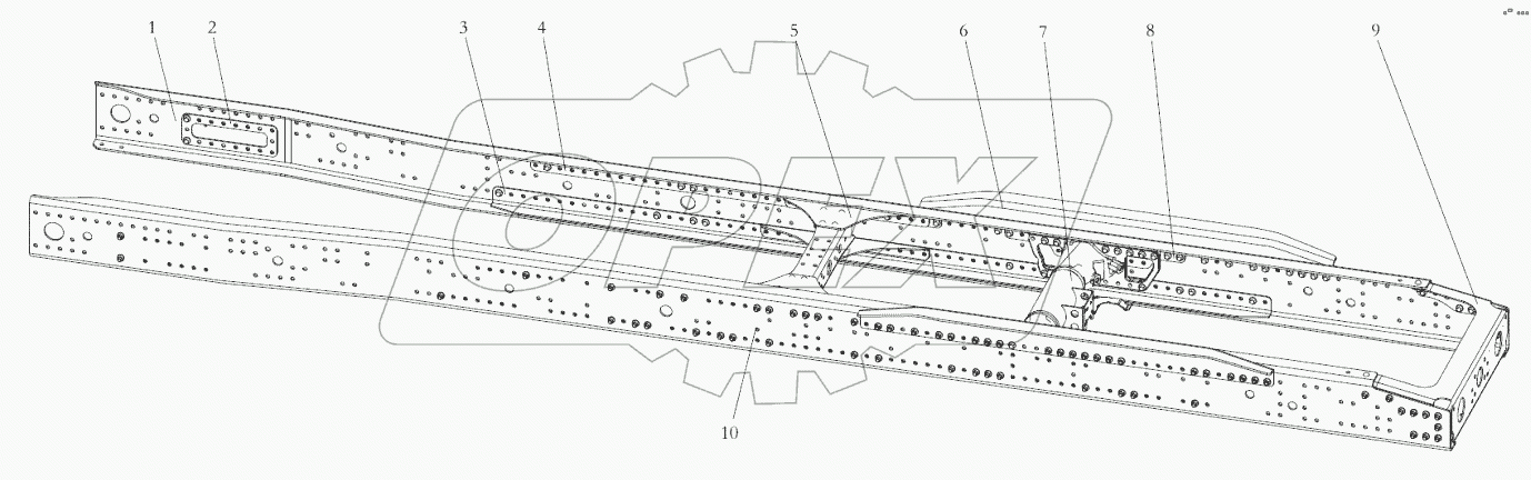  СБОРКА РАМЫ; FRAME ASSY