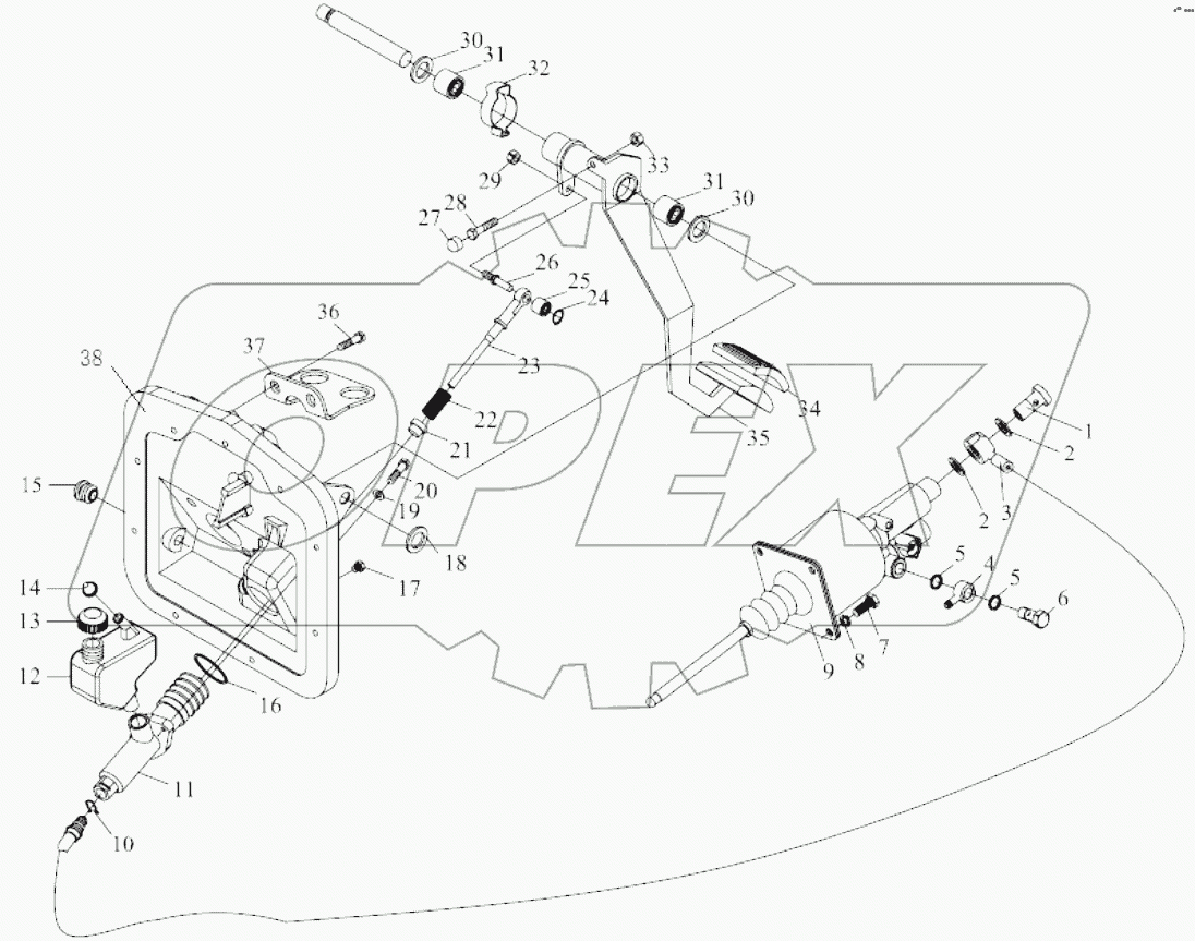  PULL CLUTCH CONTROL DEVICE