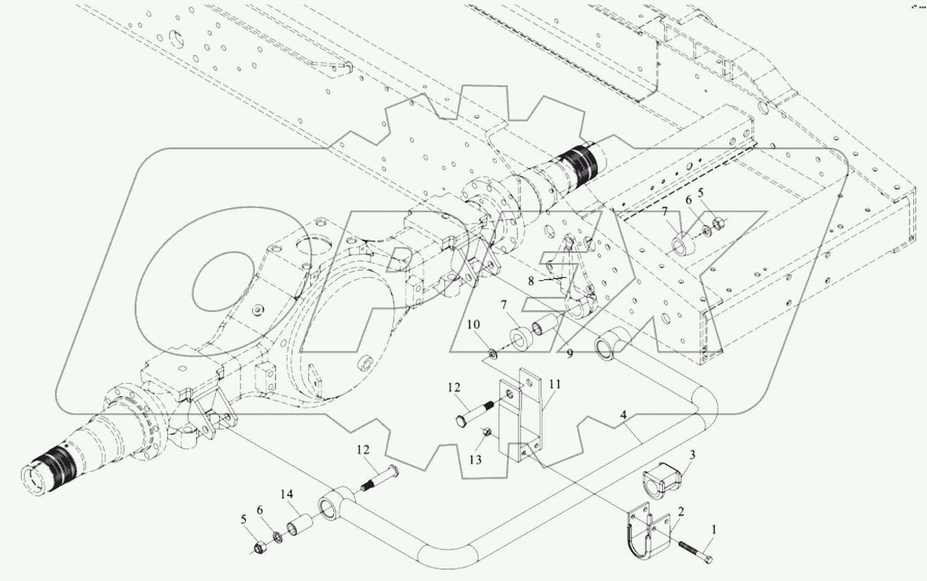  REAR STABILIZER ASSY (DC93259680107)