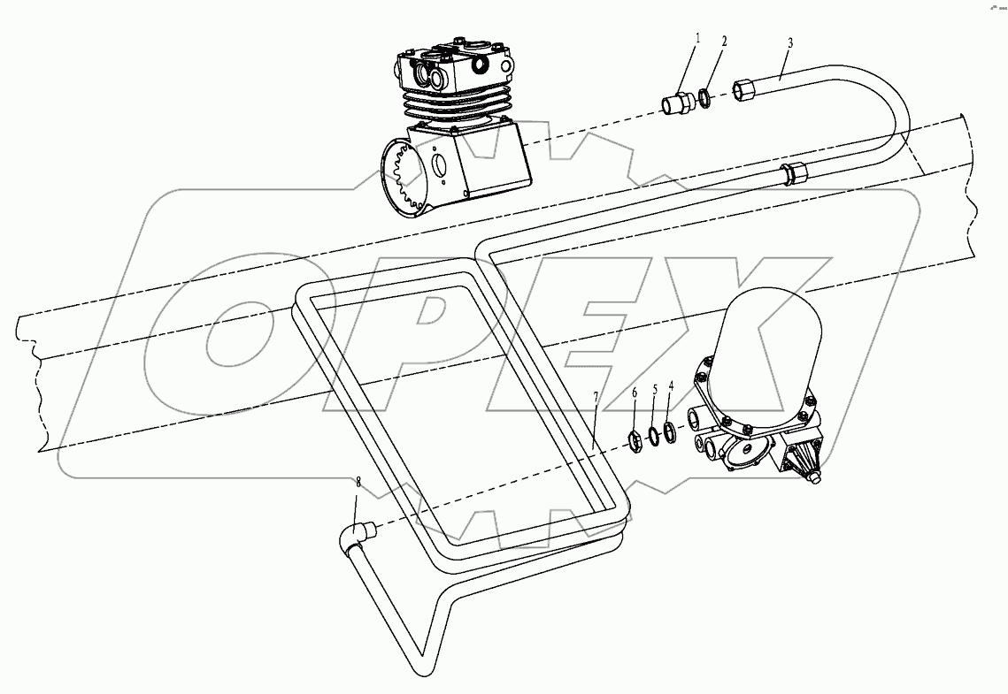  AIR COMPESSOR OUTER LINE