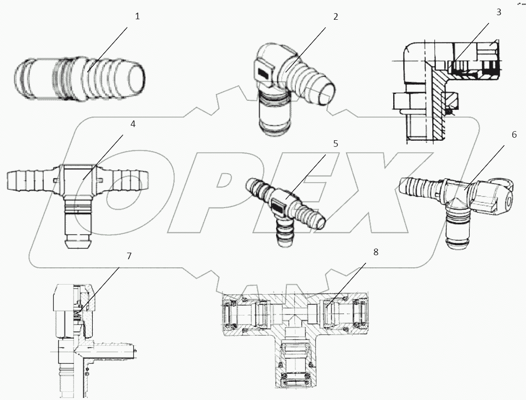  CONNECTING PARTS,LINE & NIPPLE JOINT