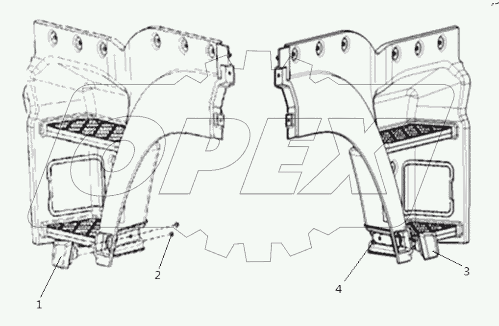  FLASHERS IN FOOTPLANE