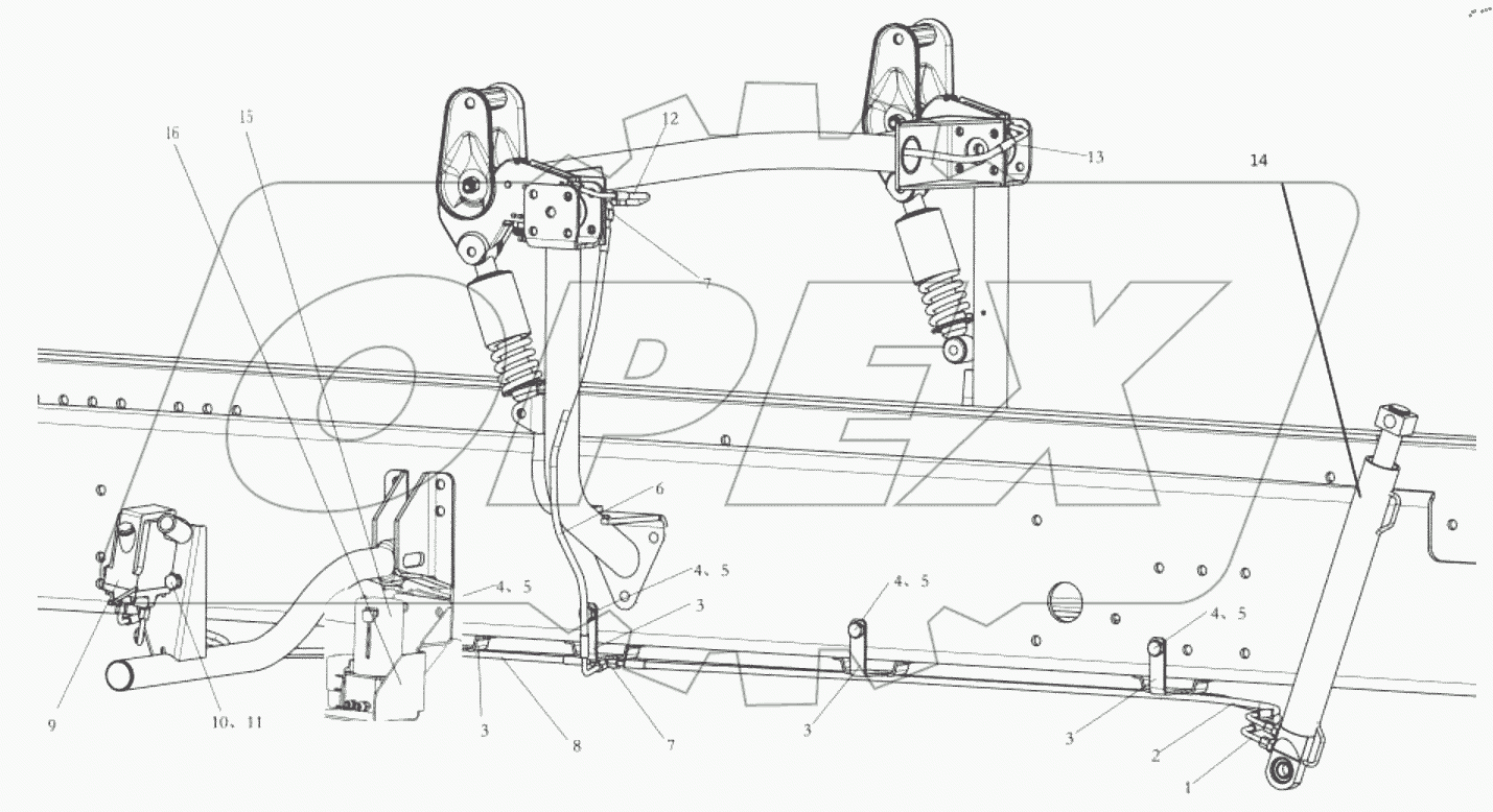  CAB HYDRAULIC TILTING EQUIPMENT