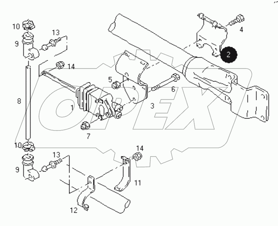  FRONT AIR SPRING CONTROL DEVICE