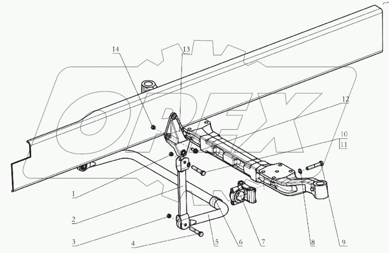  FRONT STABILIZER ASSY (DC95259680129)