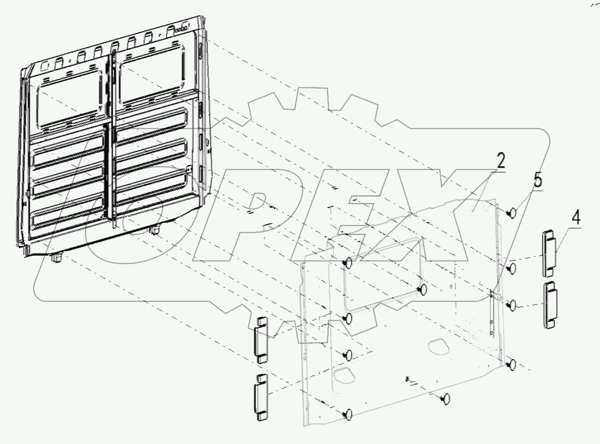  THE INTERIOR TRIM ASSEMBLY