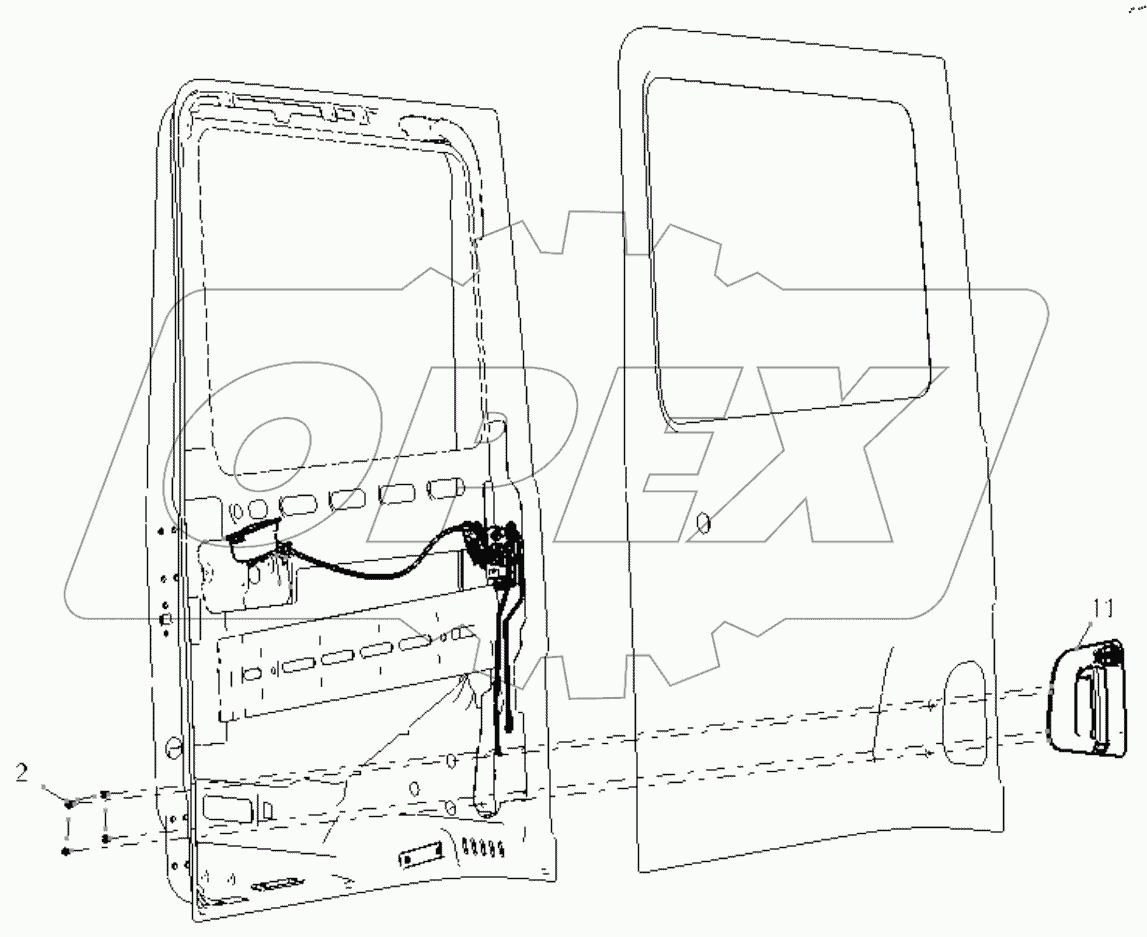  LEFT DOOR LOCK SYSTEM