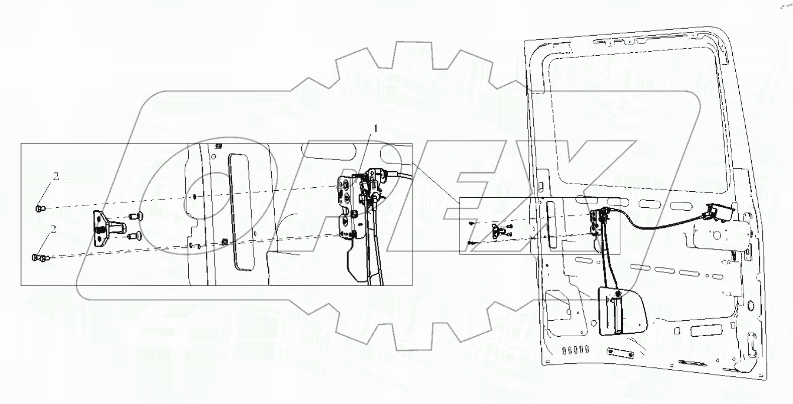  RIGHT DOOR LOCK SYSTEM
