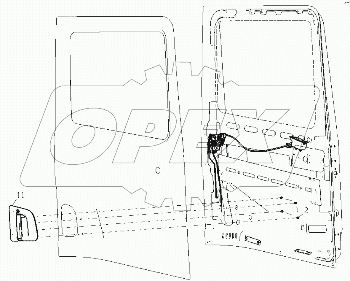  RIGHT DOOR LOCK SYSTEM