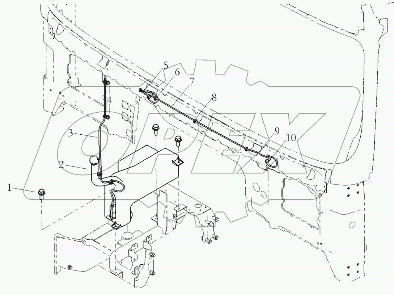  WINDSCREEN RINSE SYSTEM/LEFT