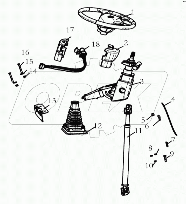  STEERING COLUMN ADJUSTABLE