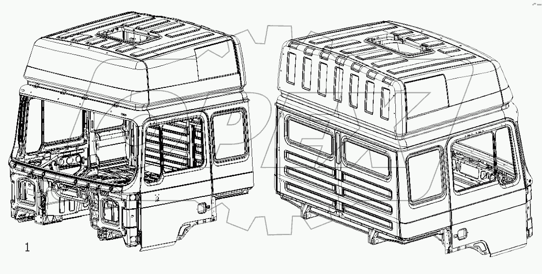  F3000N CAB WELDING ASSEMBLY