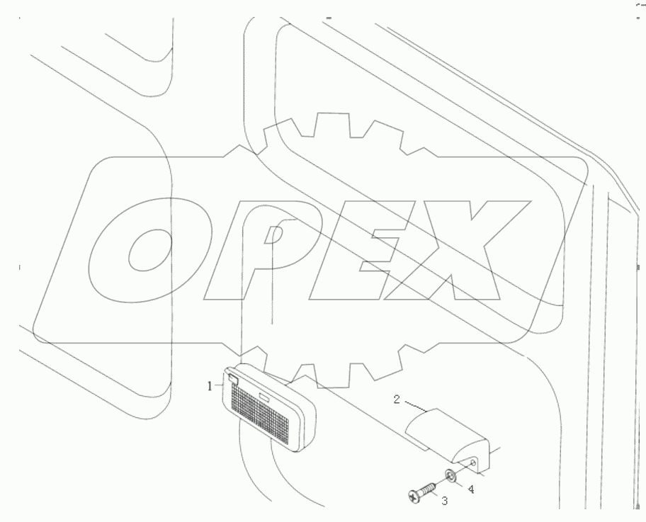  FLOODLIGHT ON REAR PANNEL