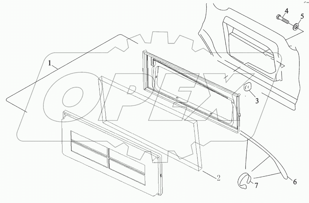  AIR INTAKE BOX ON CAB