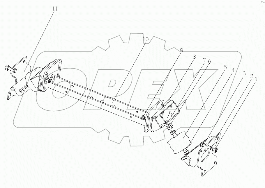  GEAR BOX SUPPORT