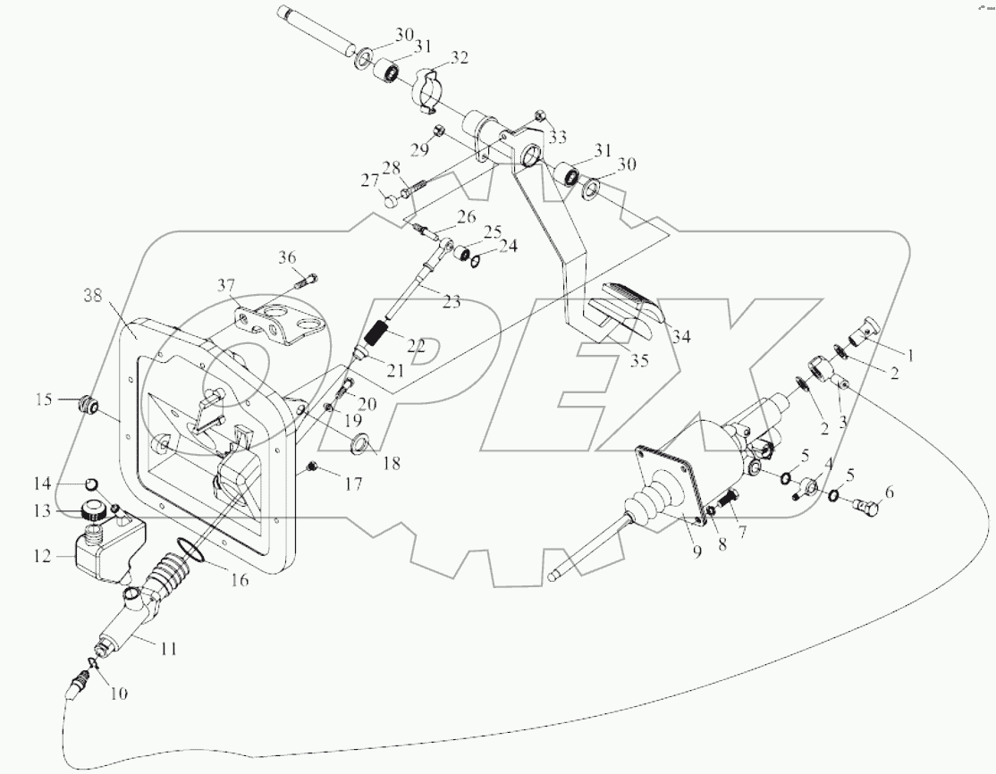  PULL CLUTCH CONTROL DEVICE