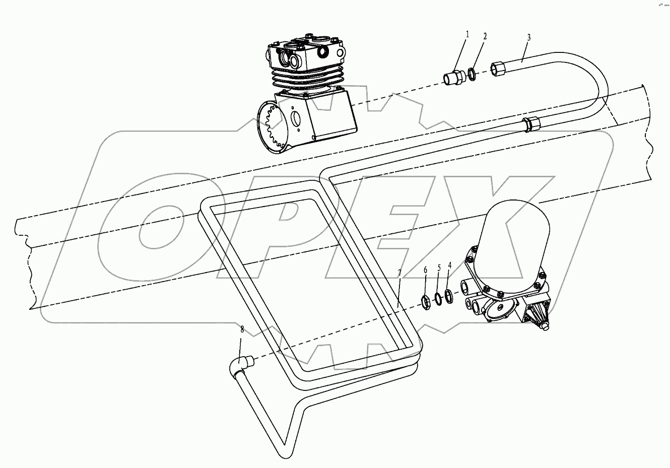  AIR COMPESSOR OUTER LINE