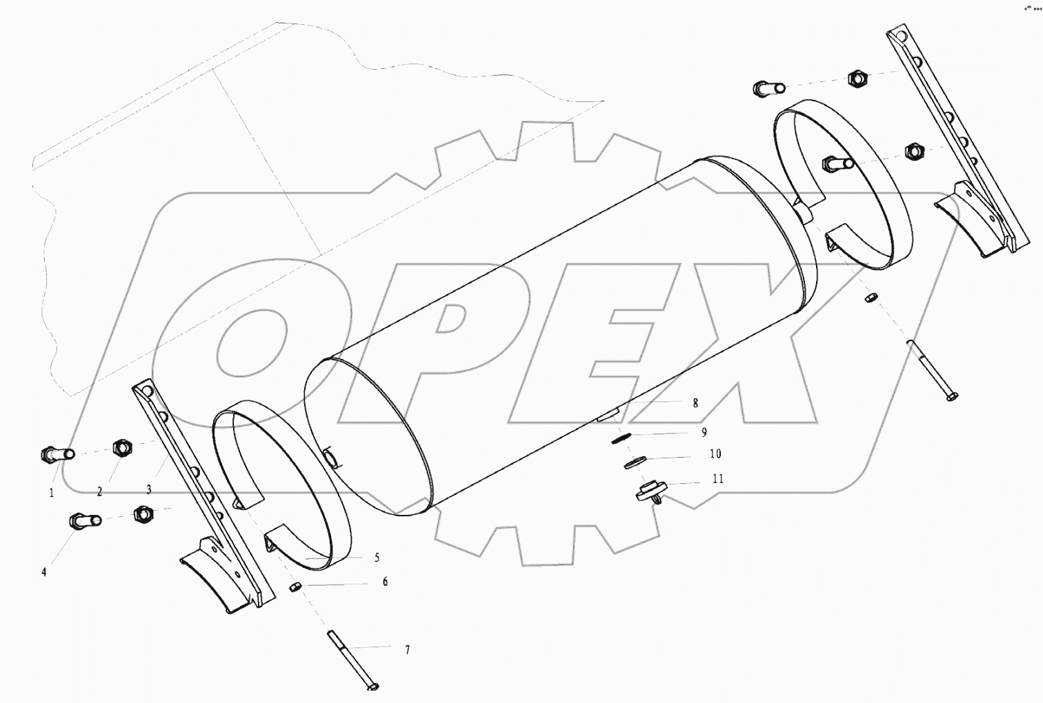  AIR TANK FIXING (III)