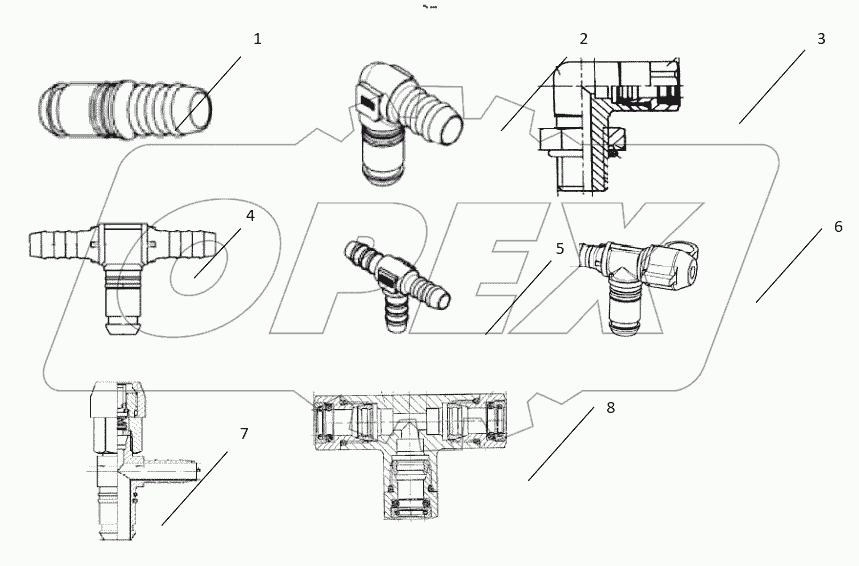  CONNECTING PARTS,LINE & NIPPLE JOINT
