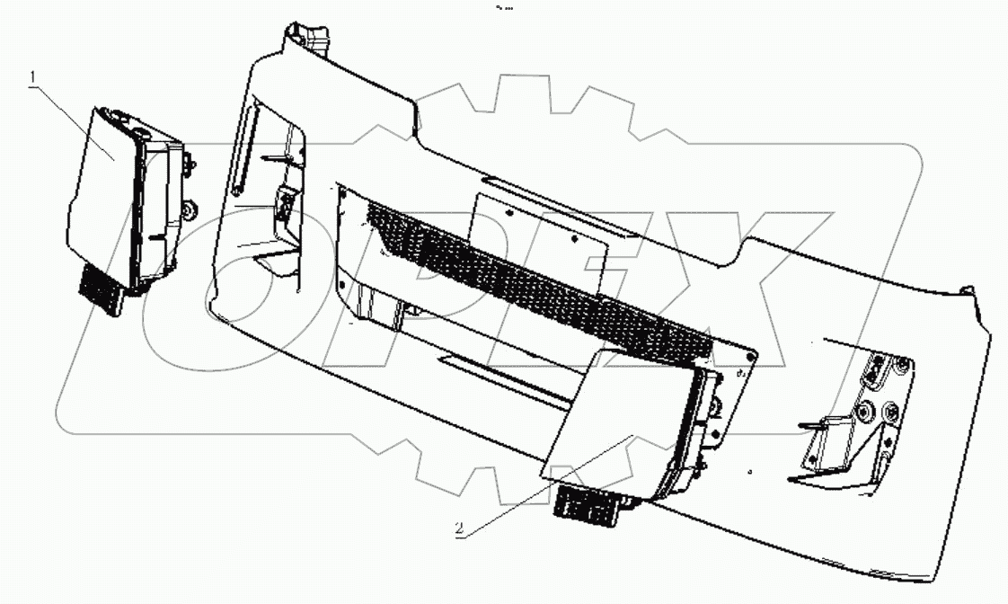  HEADLAMPS WITH FLASHER