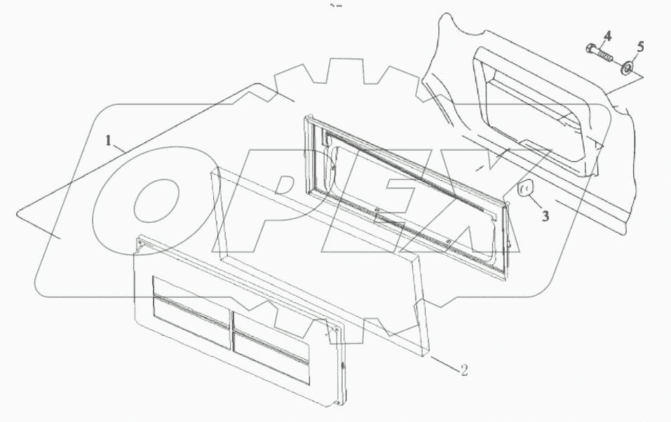 AIR INTAKE BOX ON CAB